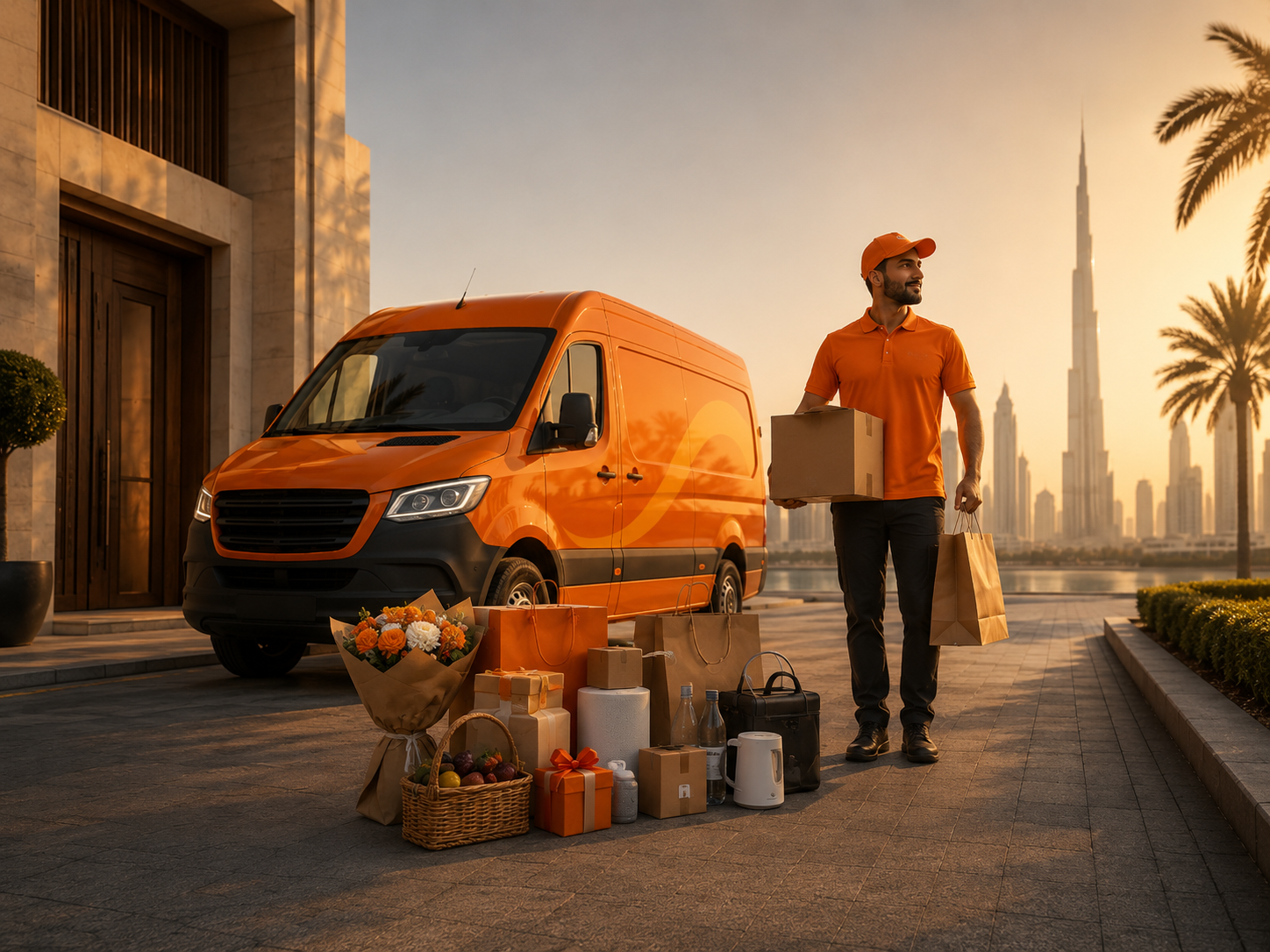 توصيل طلبات وأغراض وهدايا في الإمارات